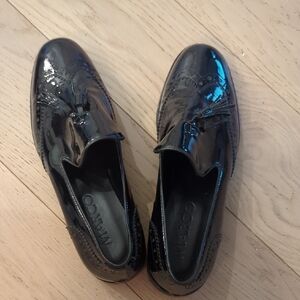 Marco Santi Black Patent Leather Loafers